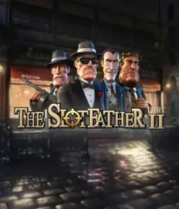 Dive into the nefarious world of The Slotfather Part II game by Betsoft, featuring a lineup of iconic mafia characters set against a dark urban backdrop. This image depicts the gritty theme of the mobster lifestyle with its vivid character design and evocative setting. Great for fans of crime dramas, offering a captivating adventure. 