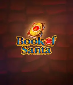 Celebrate the holiday spirit with the Book of Santa game by Endorphina, featuring an elegant golden book emblazoned with Santa's iconic image. This image evokes the magic and mystery of Christmas, set against a softly glowing red background. Great for those who love Christmas-themed slots, offering a charming gaming experience. 